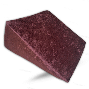 Wedge Pillow for Sleeping & Acid Reflux | Plush Velvet Cover | Wedge Pillow Support Cushion for Post Surgery, Heartburn Sit up in bed pillow, Back Support & Leg rest