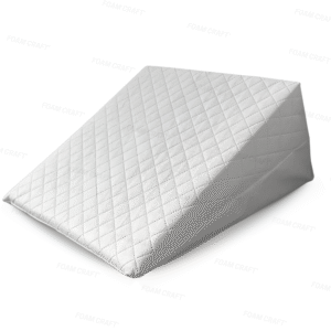 Bed Wedge Pillow, Memory Foam Triangle Pillow for Sleep Apnea, Acid Reflux, Snoring, Leg Elevation, Back Support for Sitting Up in Bed, Incline Cushion for Sleeping, Reading