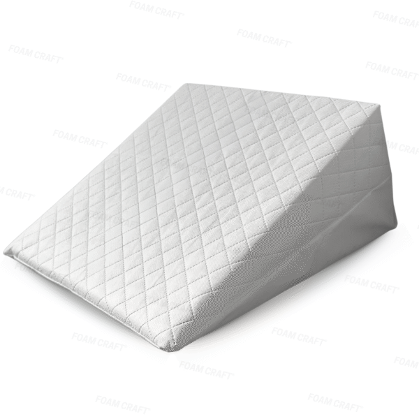 Bed Wedge Pillow, Memory Foam Triangle Pillow for Sleep Apnea, Acid Reflux, Snoring, Leg Elevation, Back Support for Sitting Up in Bed, Incline Cushion for Sleeping, Reading