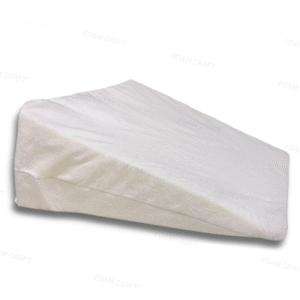 Bed Wedge Pillow for Neck, Shoulder & Back Support | For Anti snoring & Acid Reflux Pillow with Soft Fleece Cover, Orthopedic Memory Foam Pillow for relieving GERD, Sleep Apnea