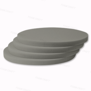 FOAM CRAFT® Round cushion chair pads Only Foam seat cushions for office chair high density foam booster cushion soft sitter for dining chairs car seat cushions